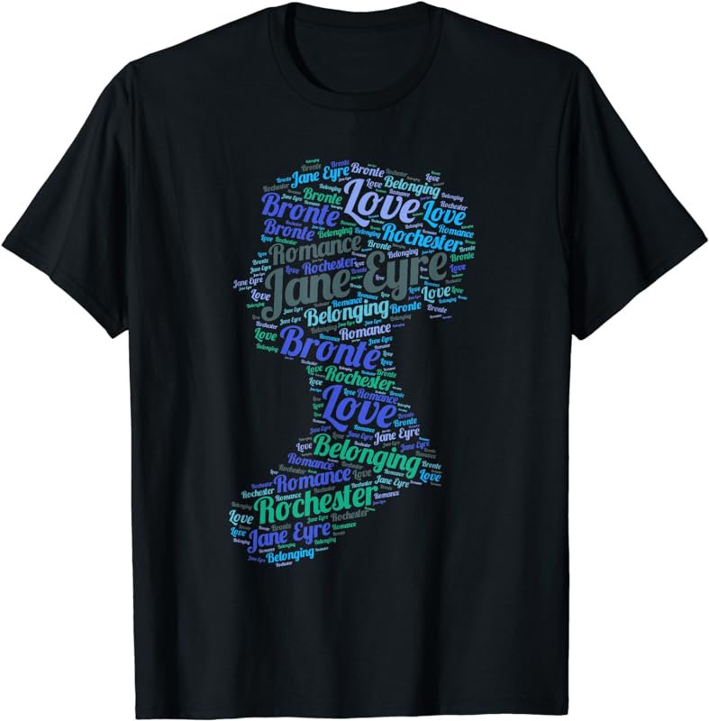 Jane Eyre Charlotte Bronte Literary Regency Romance Tee
