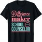 School Counselor Difference Maker Guidance Counseling T-Shirt