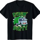 Kids Cute Garbage Truck For Toddlers Riding Dirty T-Shirt