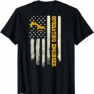 Operating Engineers Design On Back Of Clothing T-Shirt