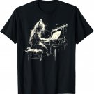 Cat Playing Piano T-Shirt