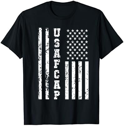 USAF CAP United States Air Force Civil Air Patrol w US Flag T-Shirt