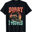 Funny Vintage Train Lover Railroad Sorry I Tooted Conductor T-Shirt