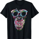 Monkey - colorful abstract with glasses T-Shirt