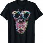 Monkey - colorful abstract with glasses T-Shirt