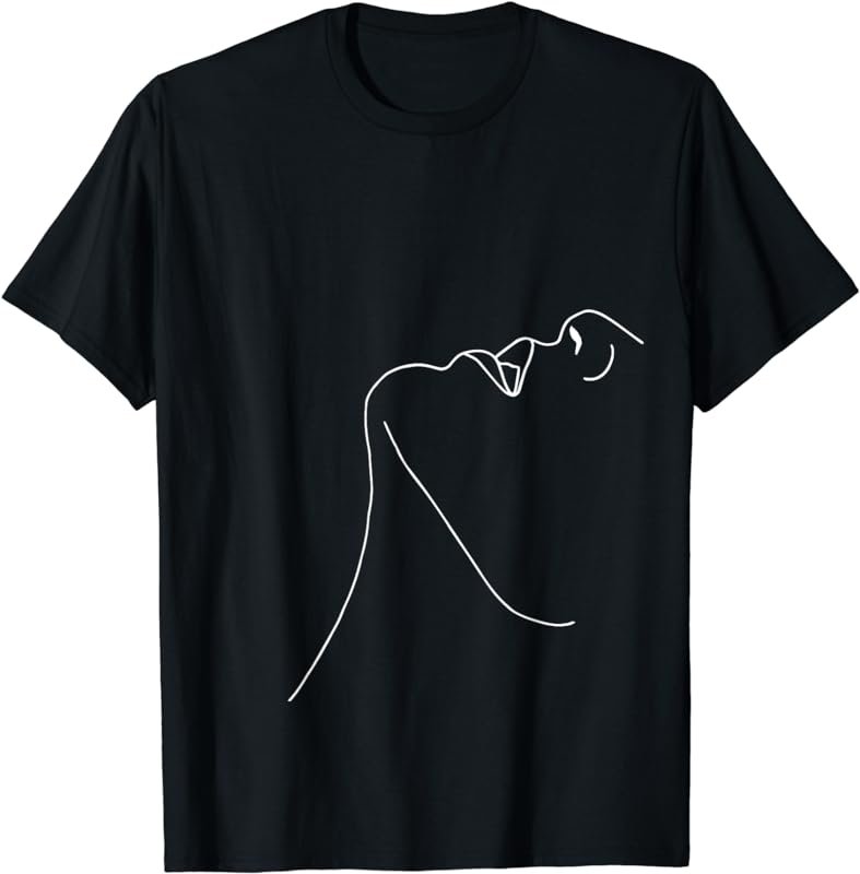 Oulu prints: Abstract face, line art T-Shirt