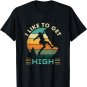 I Like To Get High Rock Climbing T-Shirt