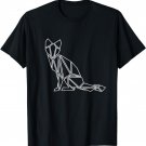 POLYGON FOX forest animal geometric polygon minimalist T-Shirt