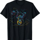 Wheelie Motocross Supermoto Supermotard Enduro Abstract T-Shirt