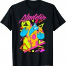 Disney Aladdin Genie Retro Abstract 90's Print Graphic T-Shirt