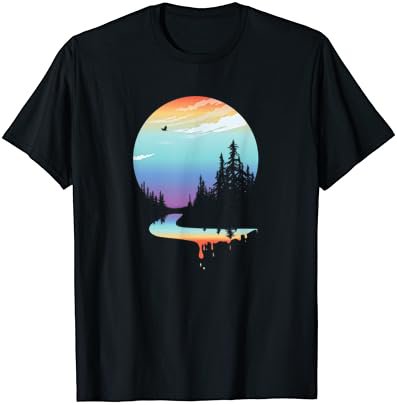 abstract dripping outdoors shirt unisex T-Shirt