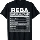 Reba Nutrition Facts T-Shirt Reba Name Birthday Shirt T-Shirt