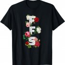 FFS Shirt Floral Vintage 90s Emo Texting Meme Abbreviation