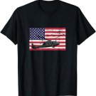 UH-60 Blackhawk patriotic USA American flag t-shirt