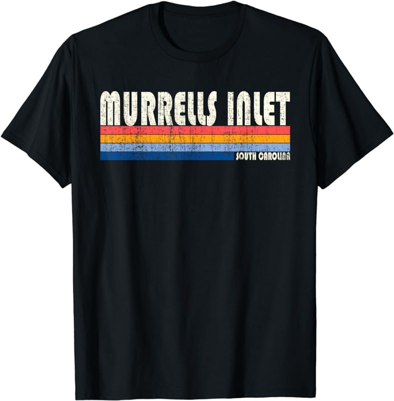 Vintage 70s 80s Style Murrells Inlet SC T-Shirt