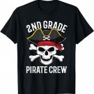2nd Grade Pirate Crew Halloween Costume Student Teacher Gift T-Shirt