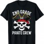 2nd Grade Pirate Crew Halloween Costume Student Teacher Gift T-Shirt