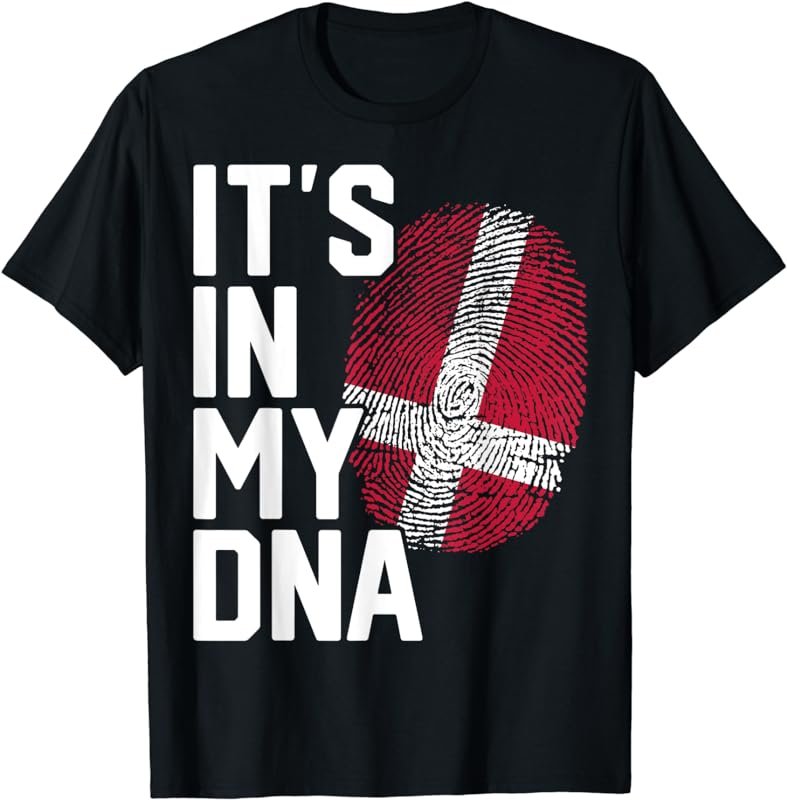 Denmark Danish Flag Heritage T-Shirt