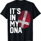 Denmark Danish Flag Heritage T-Shirt