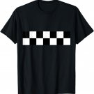 Black & White Checker Stripe T-Shirt