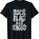 Distressed ROCK FLAG AND EAGLE American Tshirt for Men Women