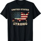 United States Strong Cool Vintage American Flag Men Women T-Shirt