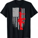 FN SCAR Stars & Stripes Flag Shirt Red
