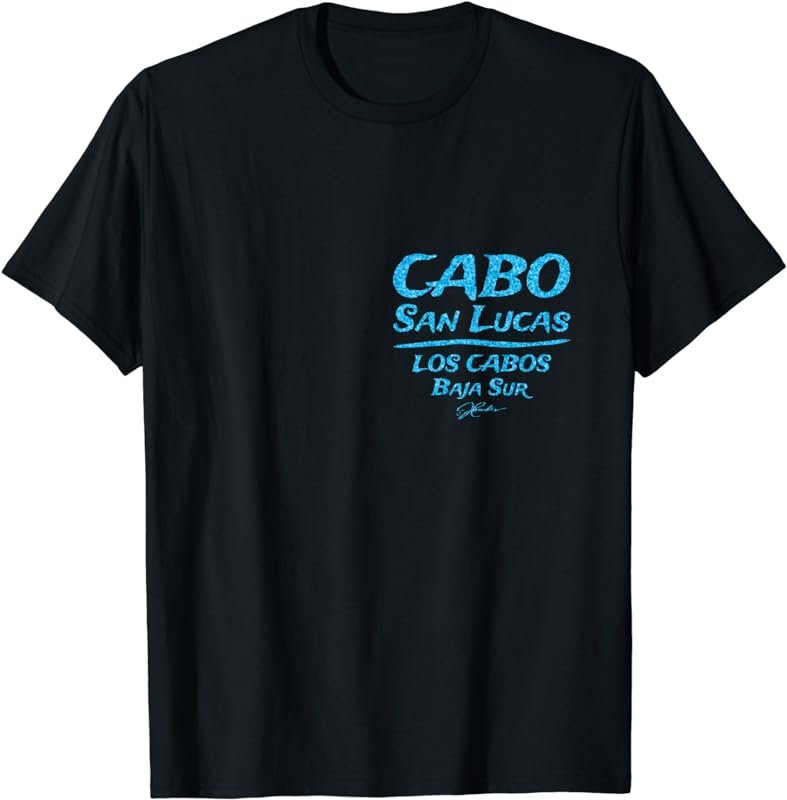 JCombs: Cabo San Lucas (Striped Marlin on Back) T-Shirt