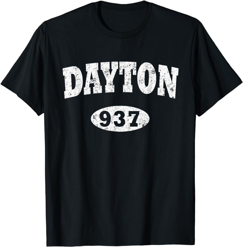 Vintage Dayton Shirt. Area Code 937 T-Shirt Tee