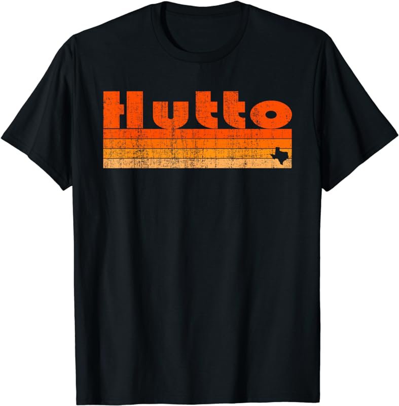 Retro 80s Style Hutto TX T-Shirt