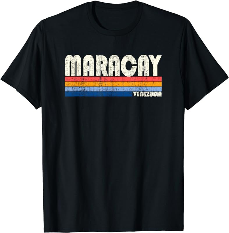 Retro Vintage 70s 80s Style Maracay, Venezuela T-Shirt