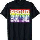 LGBTQ Proud Security Guard Gay Pride Rainbow T-Shirt