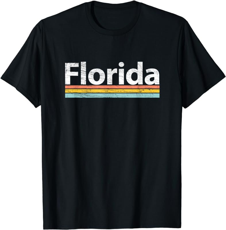 Florida - FL - Vintage / Worn Design - Classic T-Shirt