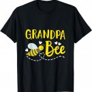 Grandpa Bee Cute Beekeeping Birthday Party Matching Family T-Shirt
