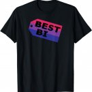 Bi Striped Best Bi TShirt Distressed Relaxed Fit