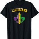 Louisiana Mardi Gras Fleur De Lis Symbol T-Shirt