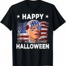Funny Joe Biden Confused Happy Halloween 4th of July 2023 T-Shirt