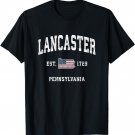 Lancaster Pennsylvania PA Vintage American Flag Sports Desig T-Shirt
