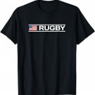 USA Flag Rugby T-Shirt