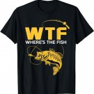 Funny Fishing Gifts - WTF Where's The Fish T-Shirt