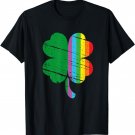 Irish Shamrock Gay LGBT St Patricks Day Pride Rainbow Shirt