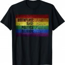 LGBT Rainbow Flag Promoting Pride Equality and Love T-Shirt