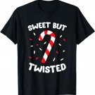 Christmas Candy Cane Sweet But Twisted Funny Christmas Xmas T-Shirt