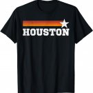 Vintage Houston Texas Shirt Houston Retro Strong Stripes T-Shirt