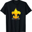 Scout Camp Fire Tee - Original fleur-de-lis design T-Shirt