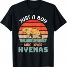 Just a Boy who loves Hyenas Safari animal Hyena T-Shirt