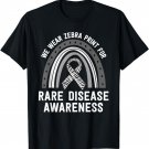 We Wear Zebra Print Rare Disease Awareness EDS Family Group T-Shirt