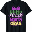 Little Miss Mardi Gras - Mardi Gras Costume Girl Kids T-Shirt