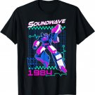 Transformers Soundwave 1984 Retro Grid Logo T-Shirt