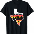 Houston Texas Shirt Vintage State Flag Houston Skyline T-Shirt